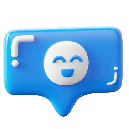 Emoji Chat 3D Icon