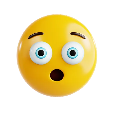 Emoji chocado  3D Icon