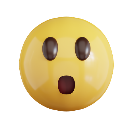 Emoji chocado  3D Icon