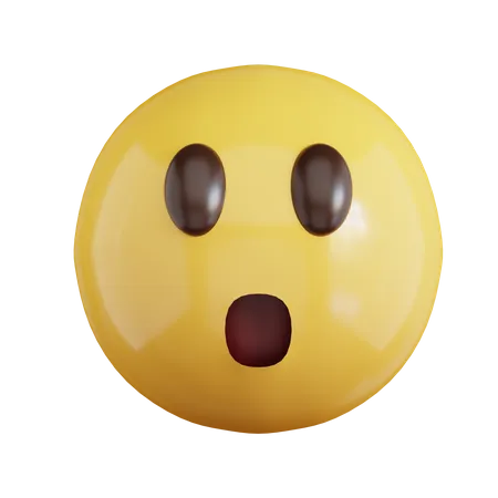 Emoji chocado  3D Icon