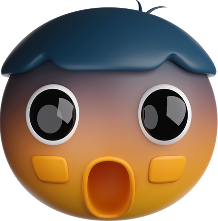 Emoji chocado  3D Icon