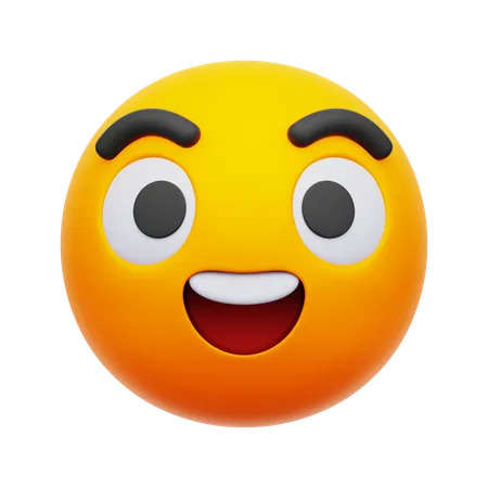 Emoji chocante  3D Icon