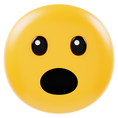 Emoji chocante  3D Icon