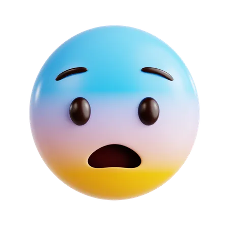 Emoji de medo  3D Icon