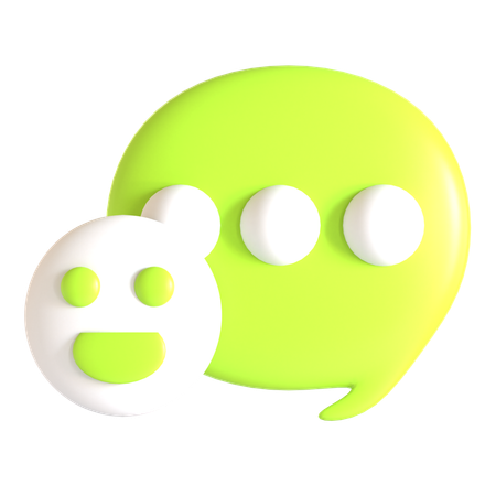 Emoji Comment  3D Icon