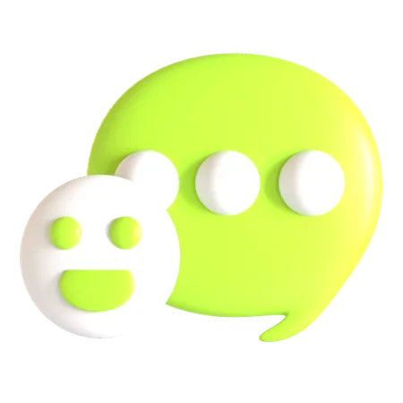 Emoji Comment  3D Icon