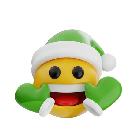 Emoji con guante en la mano  3D Icon