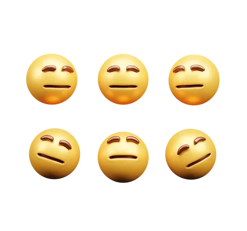 Emoji confundido  3D Icon