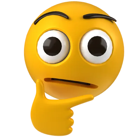 Emoji confuso  3D Icon