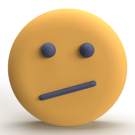 Emoji confuso  3D Icon
