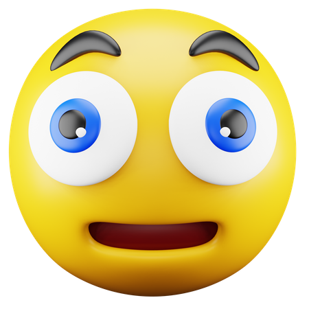 Emoji corado  3D Icon