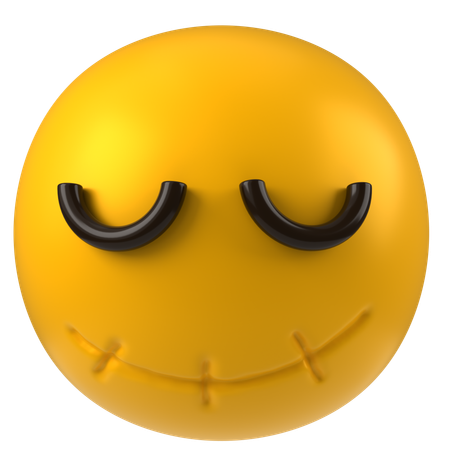 Emoji cosido  3D Icon