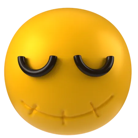 Emoji costurado  3D Icon