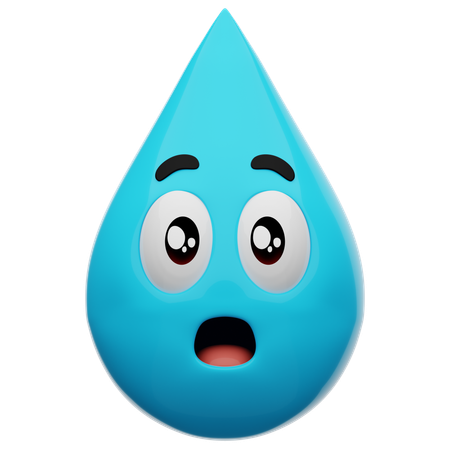 Emoji de agua triste  3D Icon