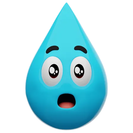 Emoji de agua triste  3D Icon