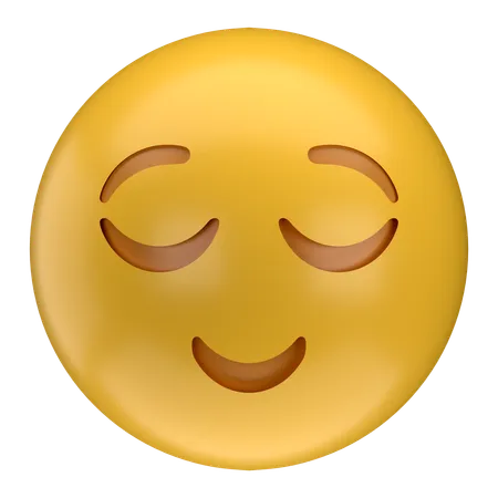 Emoji aliviado  3D Icon