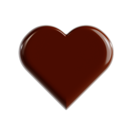 Emoji de amor marrón  3D Icon