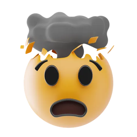 Emoji de cabeça explodindo  3D Icon