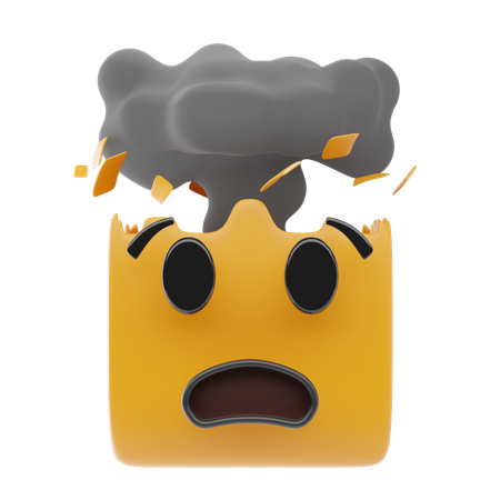 Emoji de cabeça explodindo  3D Icon