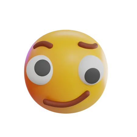 Cara boba colando emoji  3D Icon