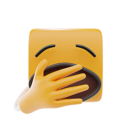 Emoji de cara de bostezo  3D Icon