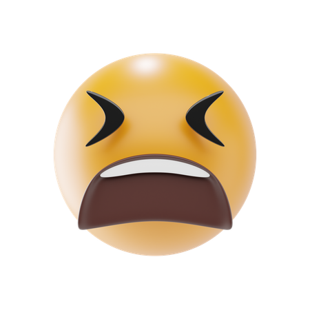 Emoji de cara cansada  3D Icon