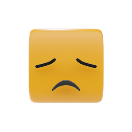 Emoji de cara decepcionada  3D Icon