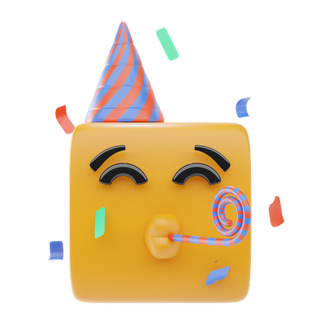 Emoji de cara de fiesta  3D Icon