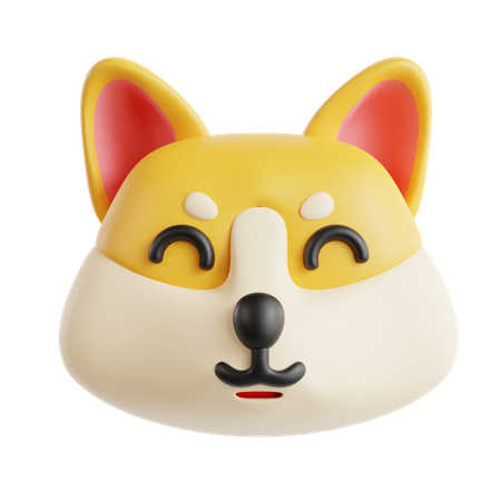 Emoji de cara de perro  3D Icon
