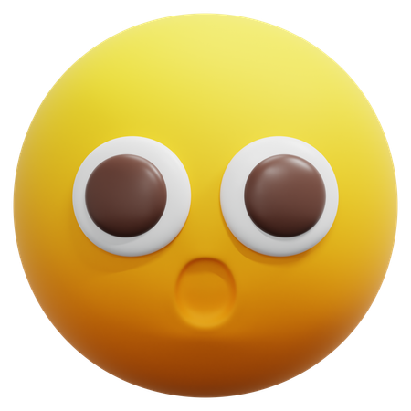 Emoji de cara sorprendida  3D Icon