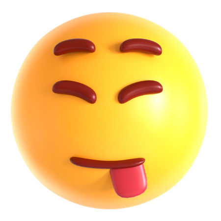 Emoji de rosto com fome  3D Icon