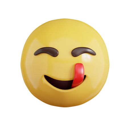 Emoji de rosto com fome  3D Icon