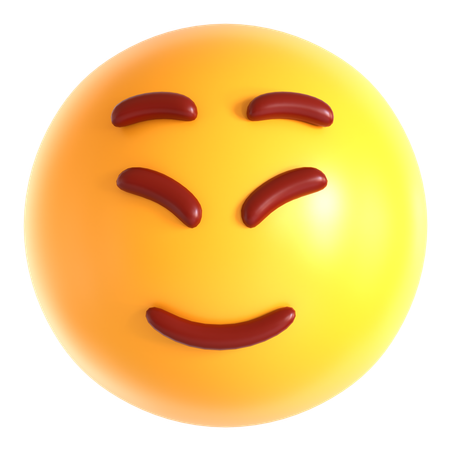 Emoji de cara feliz  3D Icon