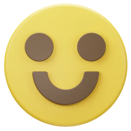 Emoji de rosto feliz  3D Icon