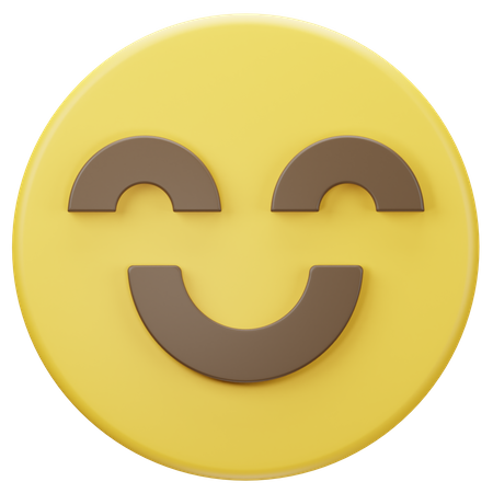Emoji de rosto feliz  3D Icon