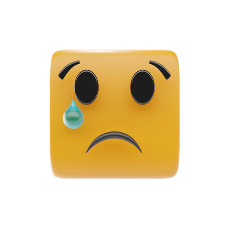 Emoji de cara llorando  3D Icon