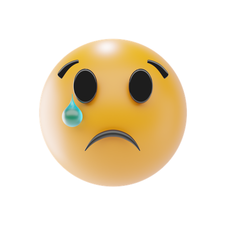 Emoji de cara llorando  3D Icon