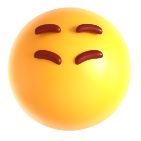 Emoji de cara muda  3D Icon