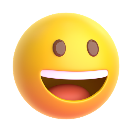 Emoji de cara sonriente  3D Icon