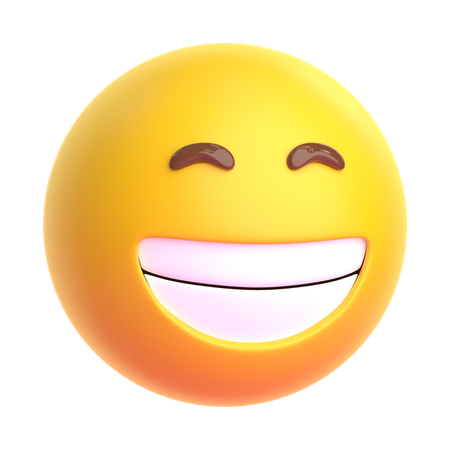 Emoji de cara sonriente  3D Icon