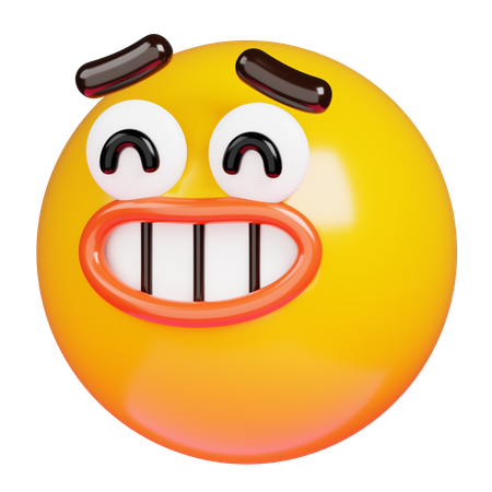 Emoji de rosto sorridente  3D Icon