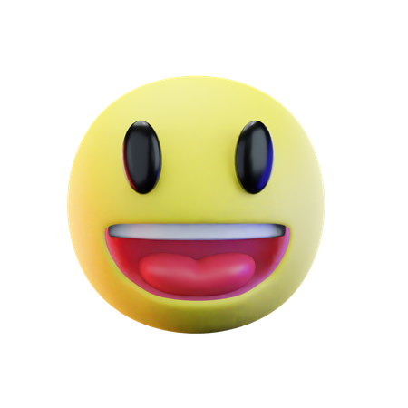 Emoji de rosto sorridente  3D Icon