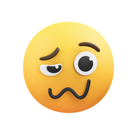 Emoji de cara tonta  3D Icon