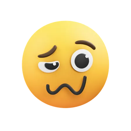 Emoji de cara tonta  3D Icon