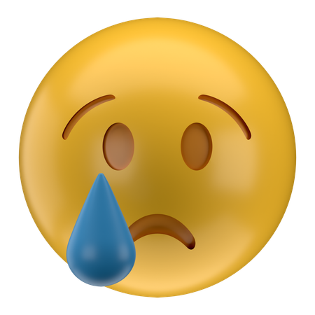 Emoji de cara triste  3D Icon