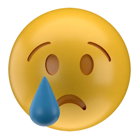 Emoji de cara triste  3D Icon