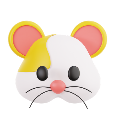 Emoji de porquinho-da-índia  3D Icon