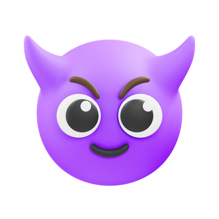 Emoji del diablo  3D Icon