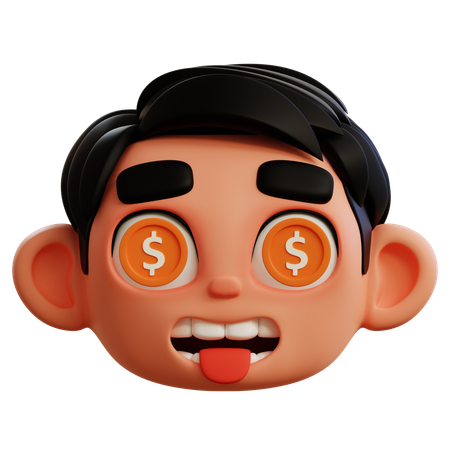 Emoji de dólar  3D Icon