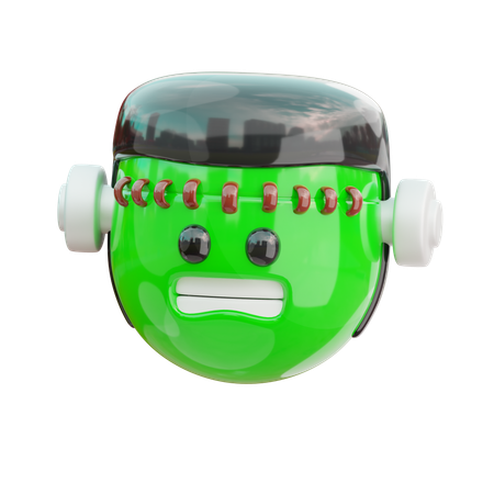 Emoji de Frankenstein  3D Icon